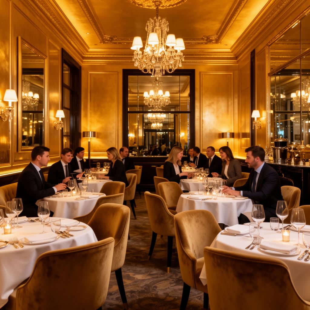 Luxury restaurant interior in Mayfair London showcasing investment-grade hospitality property